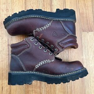 Ariat Canyon Lace-Up Round Toe Work Boots 10001254 17728 Women 6.5 B